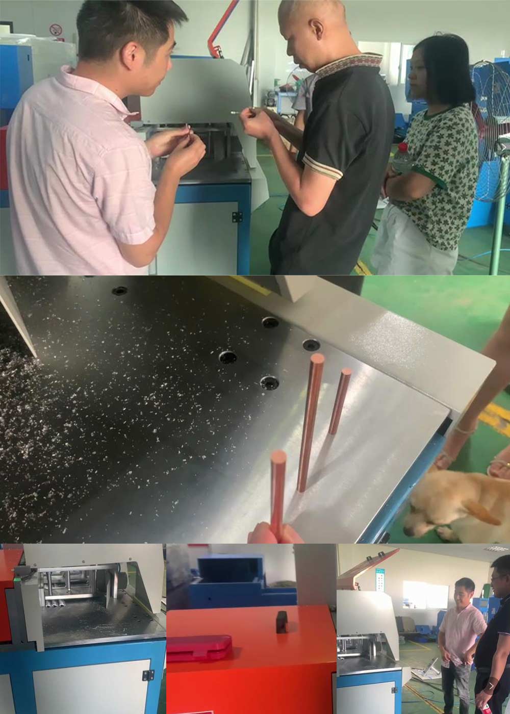 歡迎客戶來(lái)我司試切全封閉分離式切鋁機(jī)，洽談合作